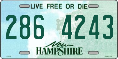 NH license plate 2864243