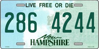 NH license plate 2864244