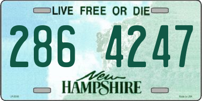NH license plate 2864247