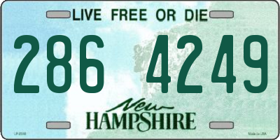 NH license plate 2864249