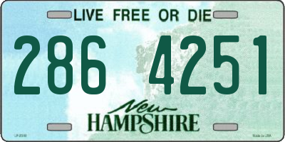 NH license plate 2864251
