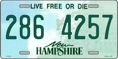 NH license plate 2864257