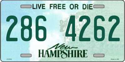 NH license plate 2864262