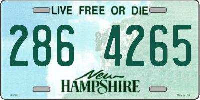 NH license plate 2864265