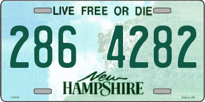 NH license plate 2864282