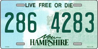 NH license plate 2864283