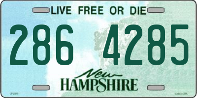 NH license plate 2864285