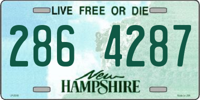NH license plate 2864287