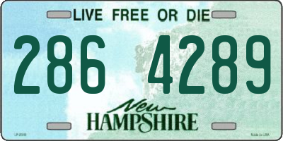 NH license plate 2864289