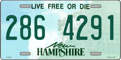 NH license plate 2864291