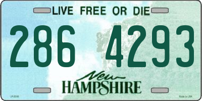 NH license plate 2864293
