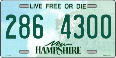 NH license plate 2864300