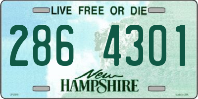NH license plate 2864301