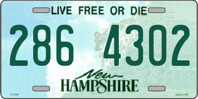 NH license plate 2864302