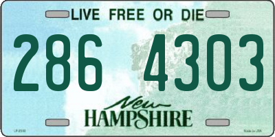 NH license plate 2864303