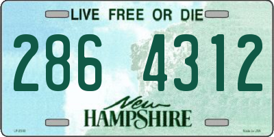 NH license plate 2864312