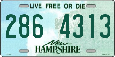 NH license plate 2864313