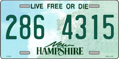 NH license plate 2864315