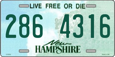 NH license plate 2864316