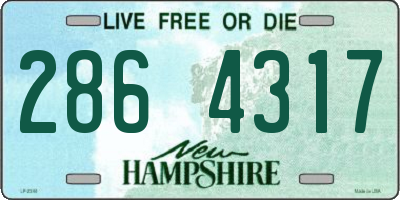 NH license plate 2864317