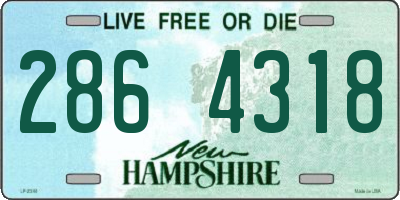 NH license plate 2864318