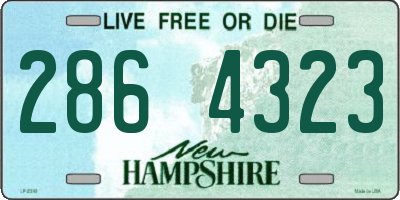 NH license plate 2864323
