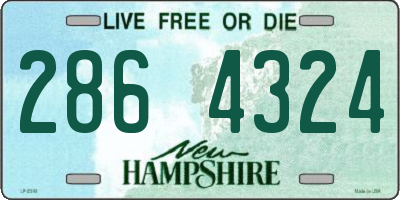 NH license plate 2864324
