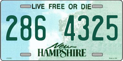 NH license plate 2864325