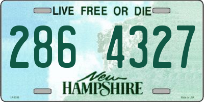 NH license plate 2864327