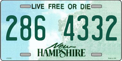 NH license plate 2864332