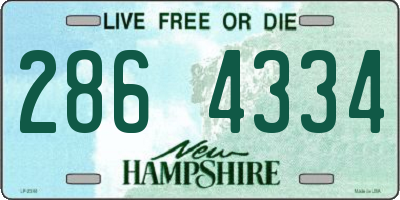 NH license plate 2864334