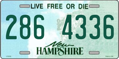 NH license plate 2864336