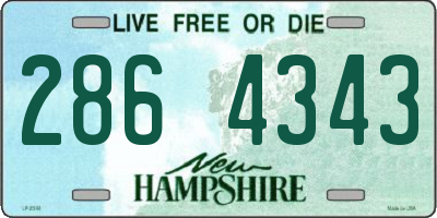 NH license plate 2864343