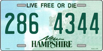 NH license plate 2864344