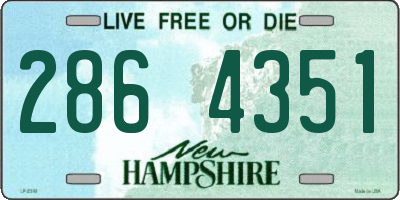 NH license plate 2864351