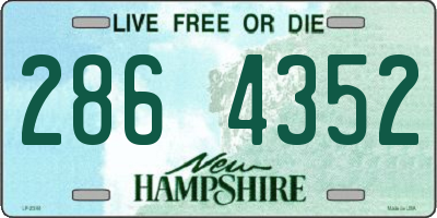 NH license plate 2864352