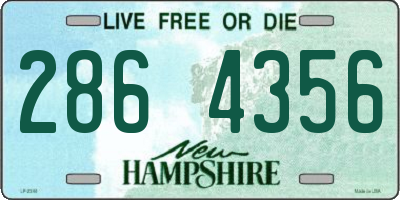 NH license plate 2864356