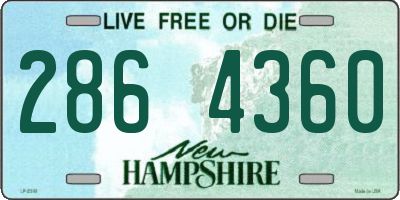 NH license plate 2864360