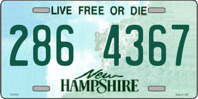 NH license plate 2864367