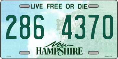 NH license plate 2864370