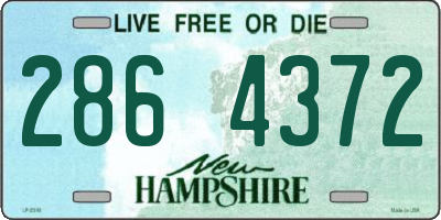 NH license plate 2864372