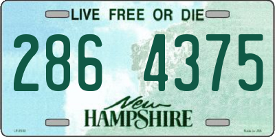 NH license plate 2864375