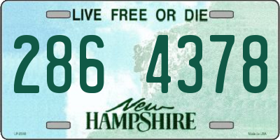 NH license plate 2864378