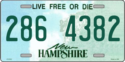 NH license plate 2864382