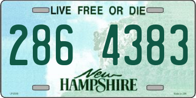NH license plate 2864383