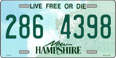 NH license plate 2864398