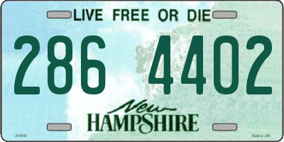 NH license plate 2864402