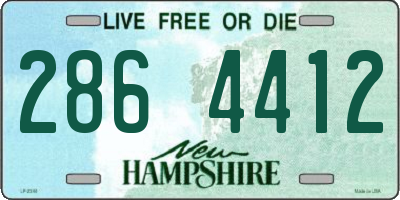 NH license plate 2864412