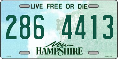 NH license plate 2864413