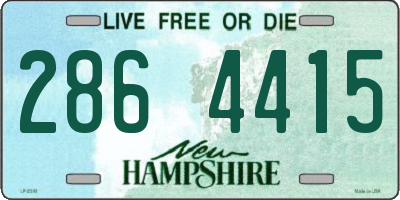 NH license plate 2864415